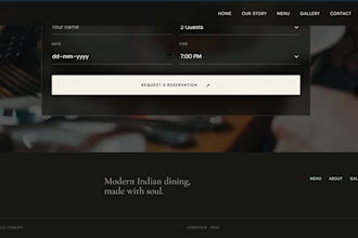 build modern, responsive websites for small businesses