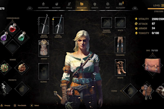 design unreal engine UI, unity game UI UX, menus hud, inventory for moblie PC