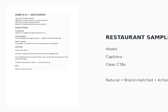 write engaging social media captions and hooks