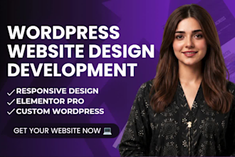 be your business wordpress website design builder using elementor