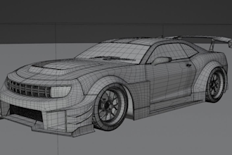 create custom 3d car body kit models, widebody kits and automotive parts