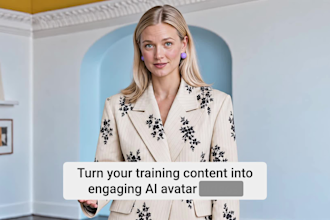 create ai avatar videos for training