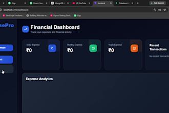 build a modern full stack mern web app with admin panel