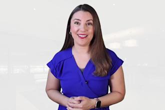 create a professional spokesperson video