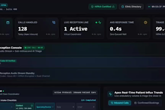 automate medical clinic calls, bookings and patient faqs