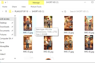 write finance shorts scripts with ai images and voiceover playlists