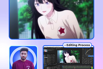 do professional anime music video edit or amv video editing