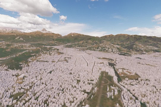 create 3d terrain models from google maps location
