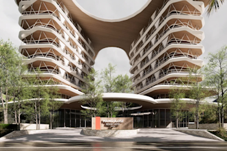 create photorealistic architectural exterior and interior