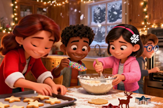 create 3d ai animated kids rhyme videos, christmas rhymes, thanksgiving songs