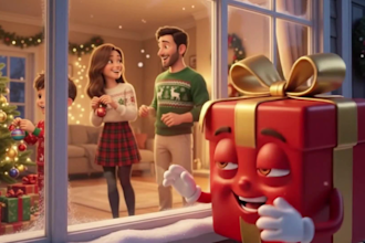create ai christmas video, christmas animation and 3d holiday greeting