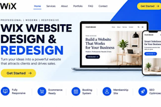 wix website design wix redesign wix membership wix studio wix ecommerce website