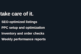 manage your amazon store and listings
