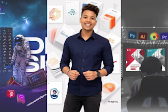 design logo social media and branding graphics