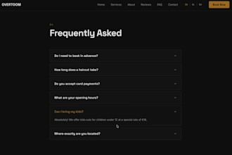 create an ai smart website for your local business