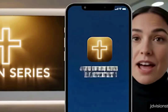 design a modern church sermon series branding and media kit