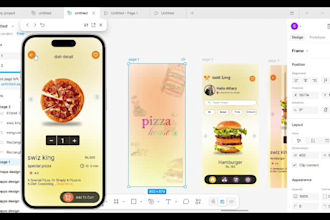 design a modern UI UX website in figma