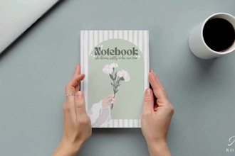 design a unique custom notebook or journal for you