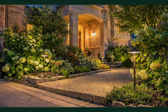 design landscape lighting plans and create 3d night renders