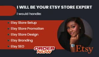 be etsy store seo traffic rank promotion sales store set up expert