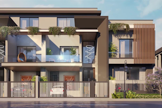 exterior architectural renders 3d model