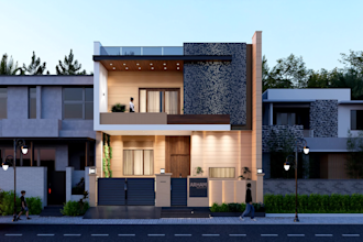 create photorealistic exterior 3d renders for architecture