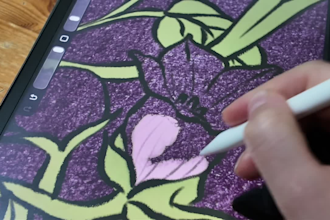 create an ornamental book cover illustration for your story