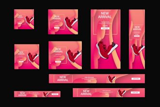 create animated GIF banner, video and google banner adds