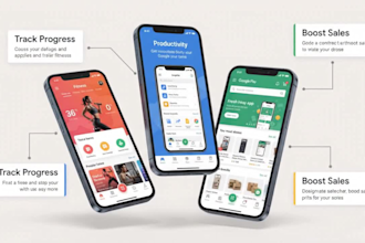 design professional google play store app screenshots with video thumbnail