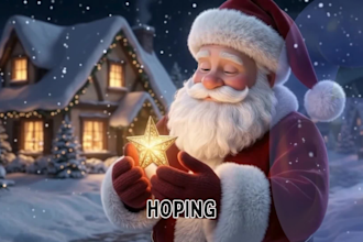 create cinematic ai christmas video ads and animations
