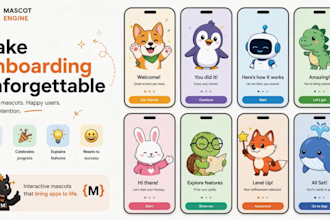create character mascot rive, lottie animations web and app