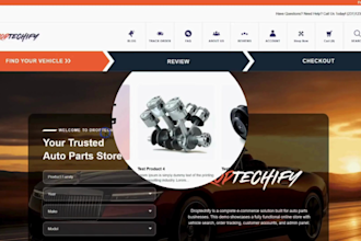 sell complete auto parts ecommerce website with admin panel