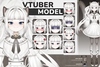 convert 2d vtuber avatar pngtuber avatar from vrm 3d vtuber model live2d rigging