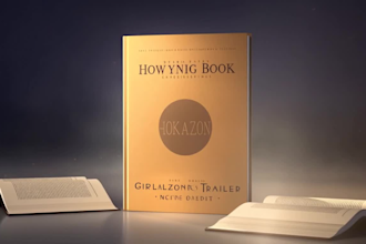 create cinematic amazon book trailer and book promo video for authors