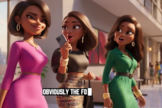 african folktale ai video animation 3d animation nursery rhymes seo titles, tags