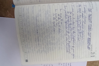 write neat english and bangla handwritten notes