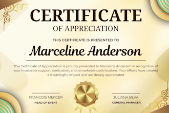 design a custom diploma, degree, award or achievement certificate