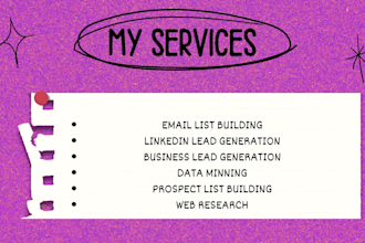 do targeted b2b lead generation and email list building