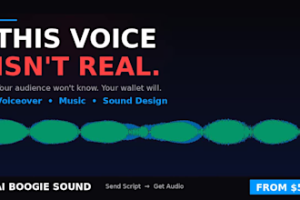 produce professional ai voiceover, music, and sound design