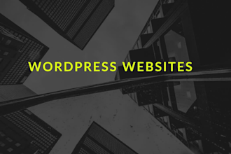 design clean and responsive wordpress website