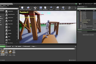 develop 3d games, multiplayer shooter games, video games in unreal engine 5