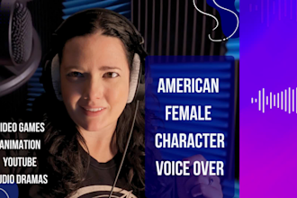 record american female accent characters