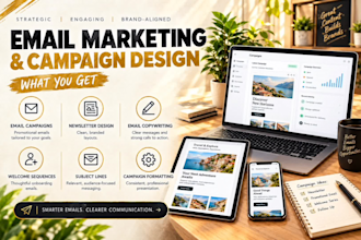 create email marketing campaigns and newsletters