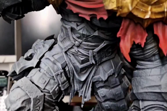 custom 3d print and paint cosplay dnd warhammer model 3d printing hand painted