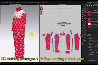 sewing pattern making and 3d fashion