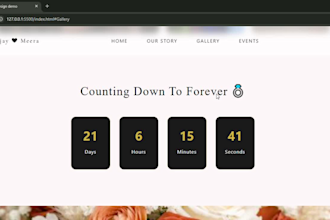 create wedding websites for customers
