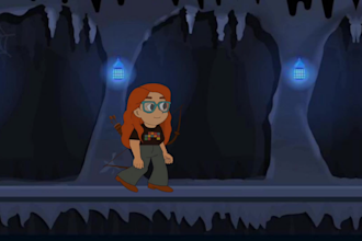 make a 2d cartoon animation video