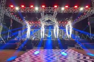design professional wedding stage and event stage led screen animation