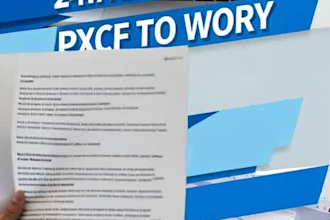 convert PDF to word and excel with formatting