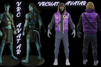 create hyper realistic humanoid vrchat vrc nsfw avatar for warudo vtuber studio
